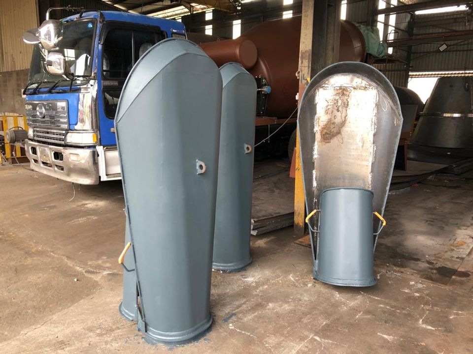 Concrete Truck Main Chute/Extension Chute | Gethi Engineering Sdn Bhd