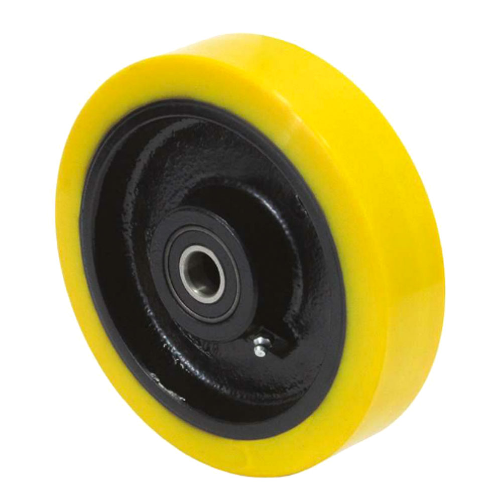 Medium Duty Elastic Polyurethane / Rubber Wheels Evermove Engineering