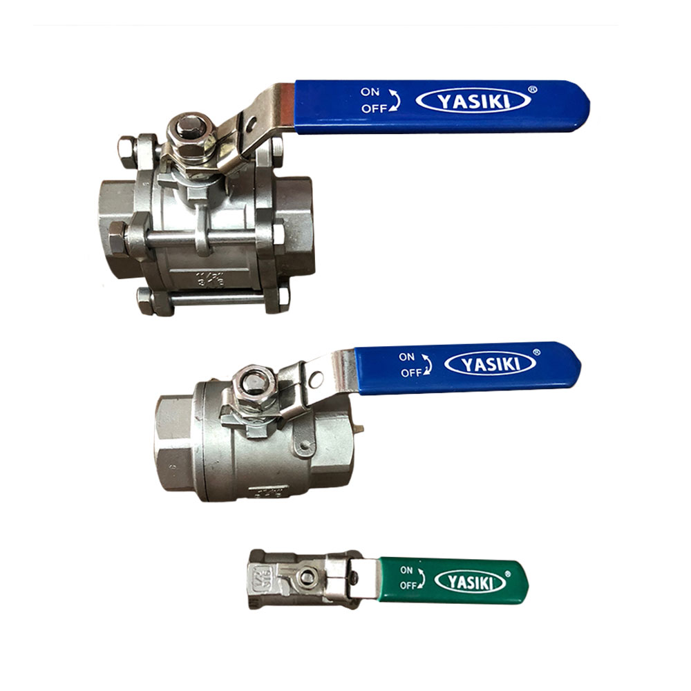 YASIKI Stainless Steel 1pc 2pc 3pc Design Ball Valves Leesonmech
