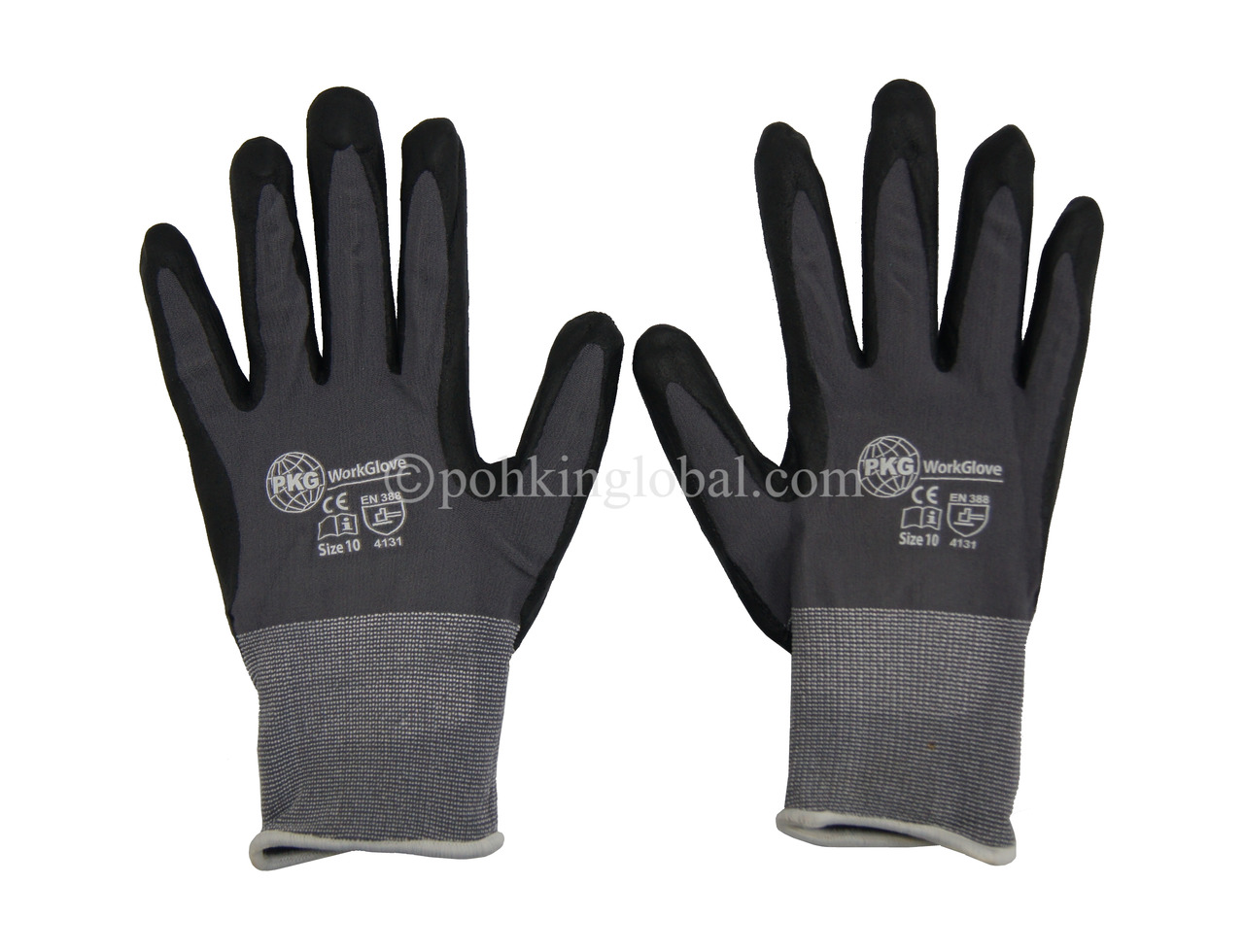 PKG 9000 AntiCut Nitrile Glove / Work Glove Black Poh Kin