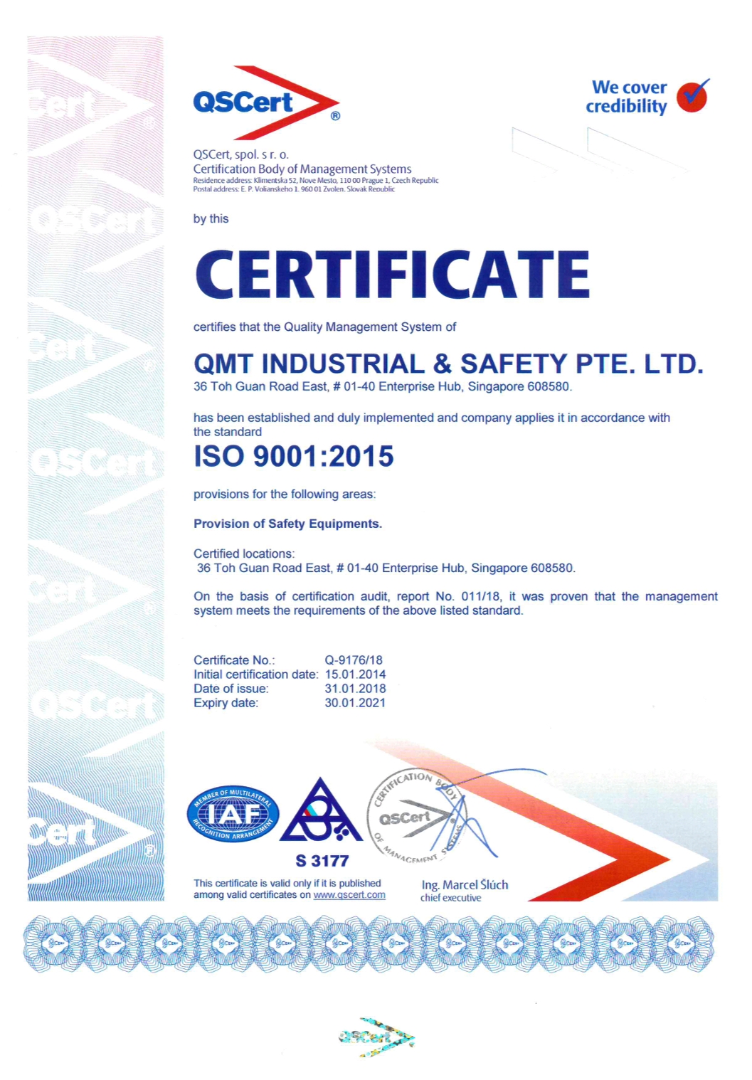 Front Page Qmt Industrial & Safety Pte Ltd Singapore