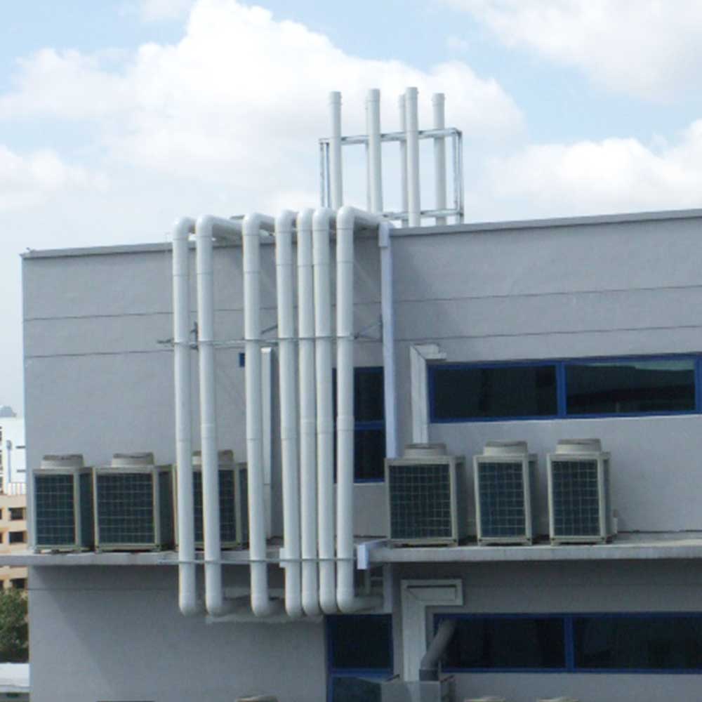 Exhaust Ducting Works (PVC, Polypropylene or Galvanized Steel