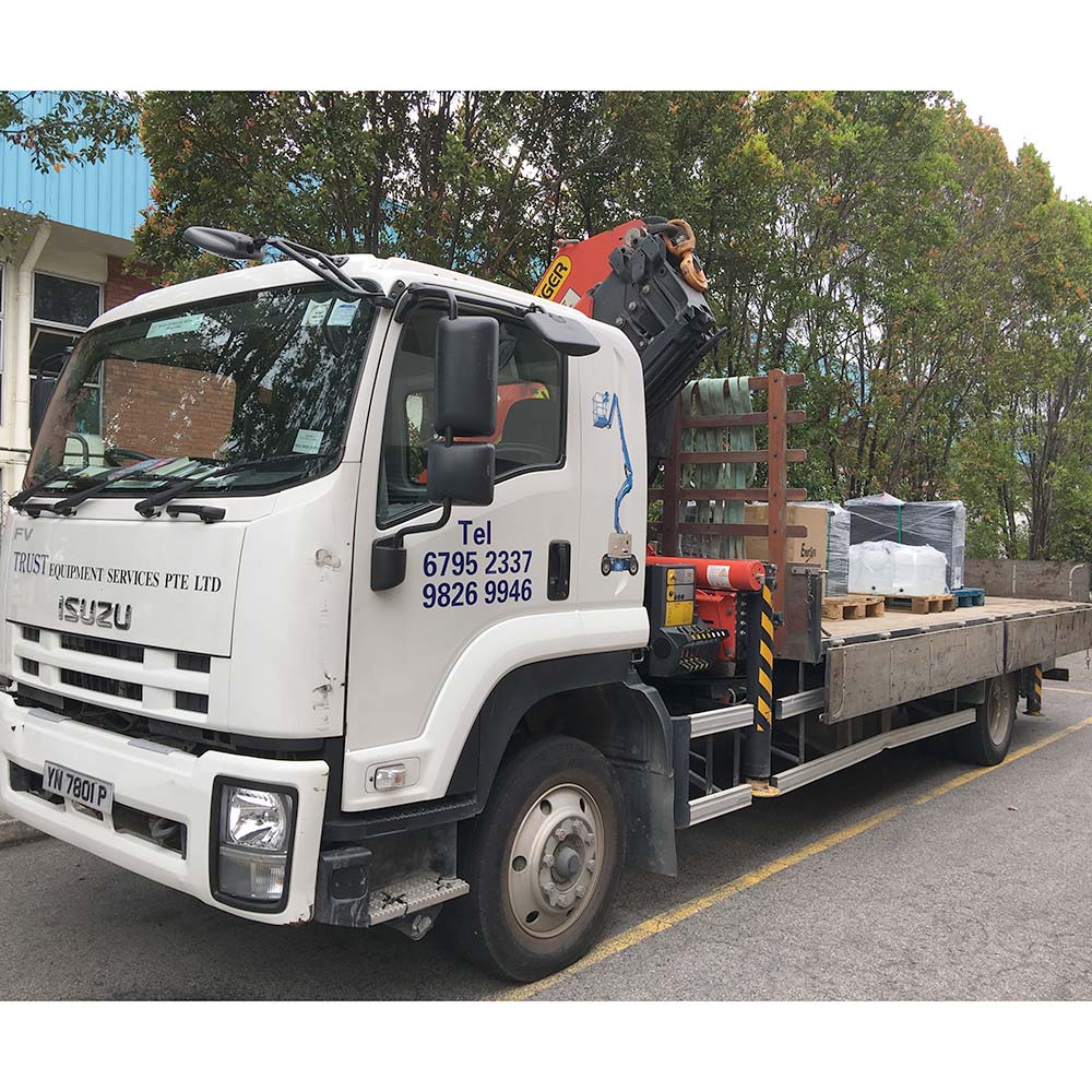 Lorry Crane rental Trust Equipment Services Pte. Ltd. Singapore